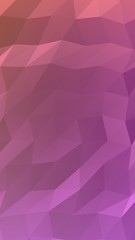Abstract triangle geometrical pink background. Geometric origami style with gradient. 3D illustration