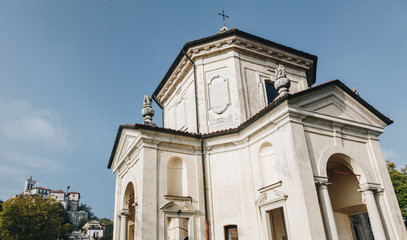 last chapel in the Holy Way Sanctuary of the Sacro Monte of Varese ITALY