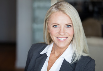 Portrait Of A Mature Businesswoman Smiling