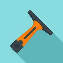 Indoor car wash tool icon. Flat illustration of indoor car wash tool vector icon for web design