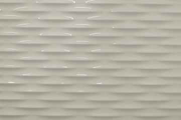 Modern white plastic wall background texture