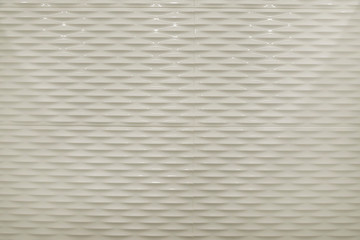 Modern white plastic wall background texture