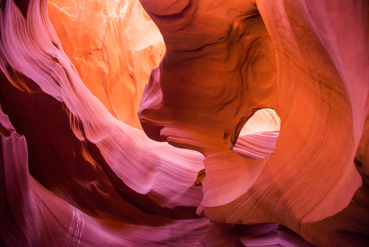 Antelope canyon in Arizona, USA