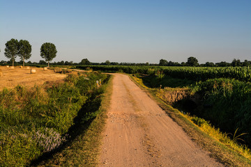 Milan, Italy - panorama in the countryside