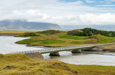 Summer Iceland landscape
