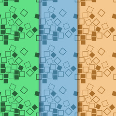 Geometric seamless pattern. Square