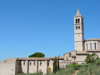 Fototapeta na wymiar Vista di Assisi, Umbria, Italia