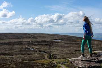 Woman on the Rock 
