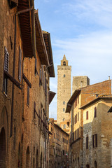 Fototapeta na wymiar San Gimignano Buildings