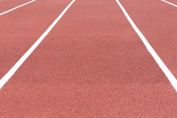 Fototapeta premium Red Running Track