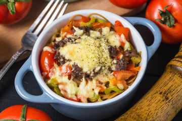 Roast beef with cheese