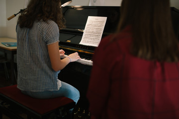 Obraz premium Piano Lesson