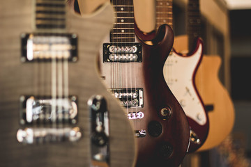 Fototapeta na wymiar Guitars