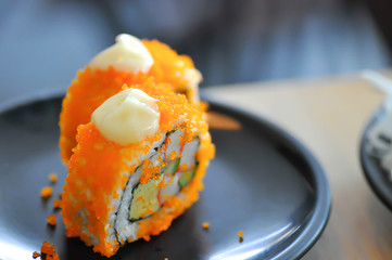 California maki or Japanese roll ,Japanese food © jobrestful