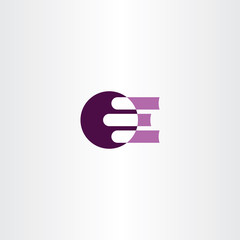 books logo purple icon vector