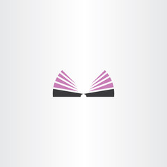 bookstore logo library icon vector book symbol