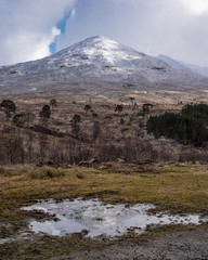 Hiking in the Glen Coe, Scotland