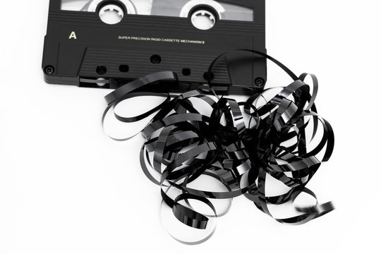 Kassette mit Bandsalat