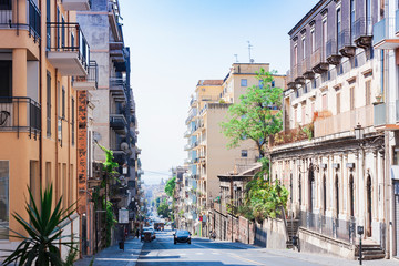 Travel to Italy -  beautiful cityscape of Catania, Sicily