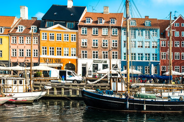 Fototapeta na wymiar Nyhavn Kopenhagen