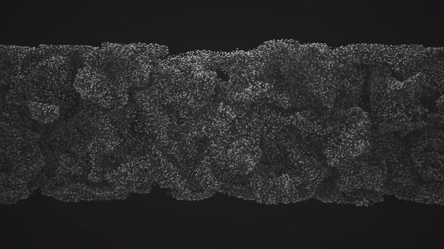4K Particles Curling Like Smoke. Unique CGI Background.