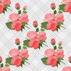 Embroidery colorful simplified  pattern of  flowers and leaves.  Vector    elements   for design. seamless  ornament 