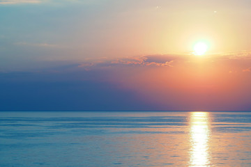 Sunrise over the Mediterranean