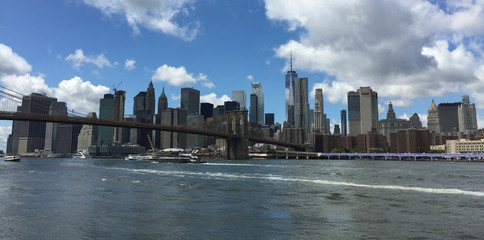 large view of New York City Manhattan skyline