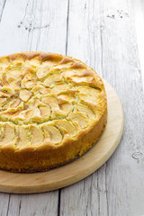 Tasty apple pie homemade