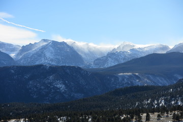 mountains and lake