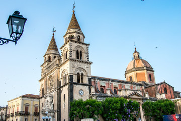 Fototapeta na wymiar Acireale Catania Sicilia Italia Chiesa Duomo