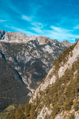Beautiful alpine view at Eisriesenwelten-Werfen-Salzburg-Austria