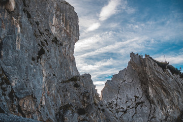 Beautiful alpine view at Eisriesenwelten-Werfen-Salzburg-Austria