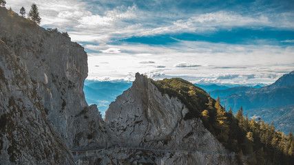 Beautiful alpine view at Eisriesenwelten-Werfen-Salzburg-Austria