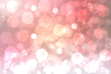 Festive pink bright abstract Bokeh, colorful gradient defocused and pastel colored. Beautiful texture.