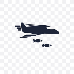Air force transparent icon. Air force symbol design from Army collection. Simple element vector illustration. Can be used in web and mobile.