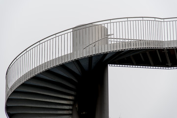 metal spiral stair 