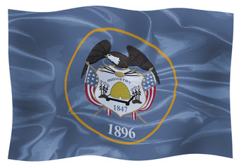 Utah State Silk Flag