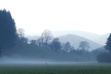 einfallender Nebel