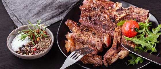 Grilled t-bone steak