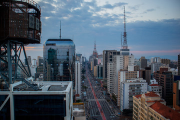 Fototapeta na wymiar Paulista Avenue