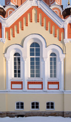 Historical and tourist places and cities of Russia. Tikhvin Monastery.