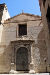 Fototapeta premium San Cristoforo church at Via Dione in Ortigia Syracuse, Sicily Italy