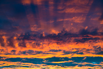  Colorful fantastic  sky
