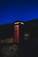 Phonebox in the Isle of Skye, Scotland
