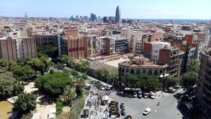 Vista a Barcelona desde la Sagrada Familia, Barcelona