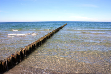 Obraz premium Ostseebad Zingst, Buhne