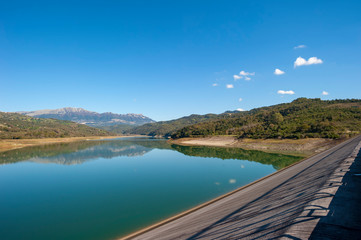 dam en oase van de rivier alento-cilento-salerno