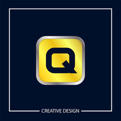 Initial Letter Q Logo Template Vector Design