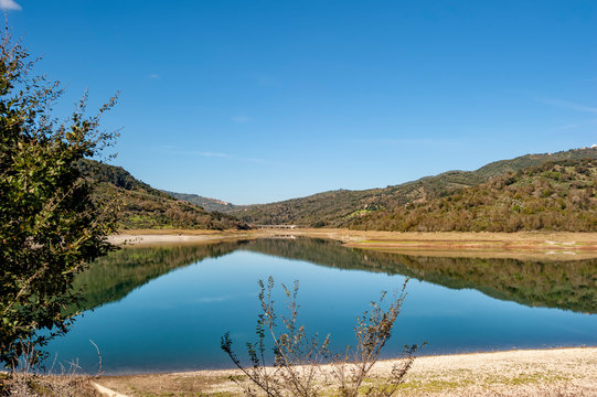 dam and oasis of the river alento-cilento-salerno